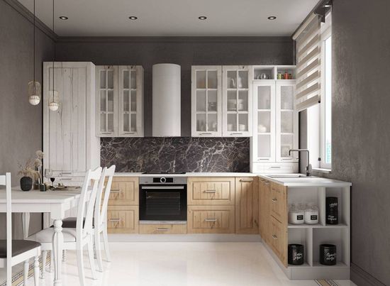 вариант компоновки модульная кухня ЛУКСОР