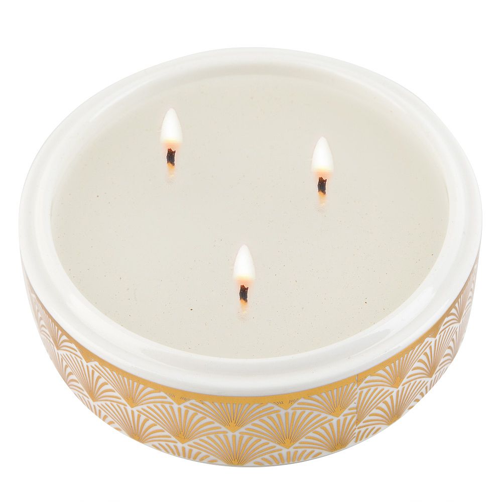 Подсвечник-шкатулка декоративная "Casablanca"12*4см (фарфор,воск) (подарочная упаковка)