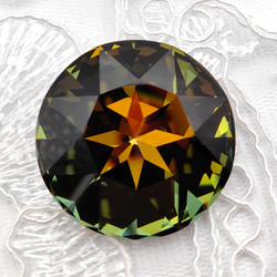 Swarovski 1201 Round FS, Crystal Tabac F