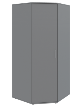 Шкаф угловой МИЯКО /853*1900*853/ левый анкор темный / анкор темный