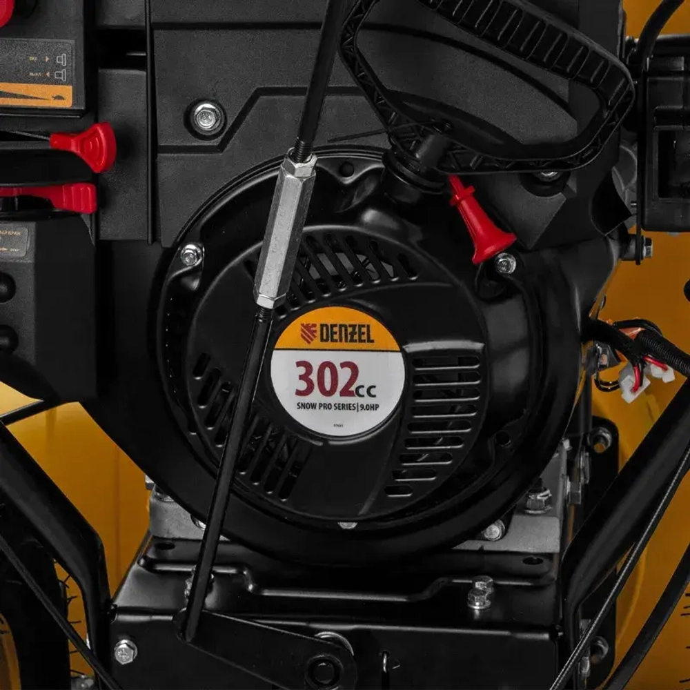 DENZEL SBL 711D PRO снегоуборщик бензиновый 9 л.с. ковш 71.1 см, выброс 15 м, 6 вперед/2 назад 97655