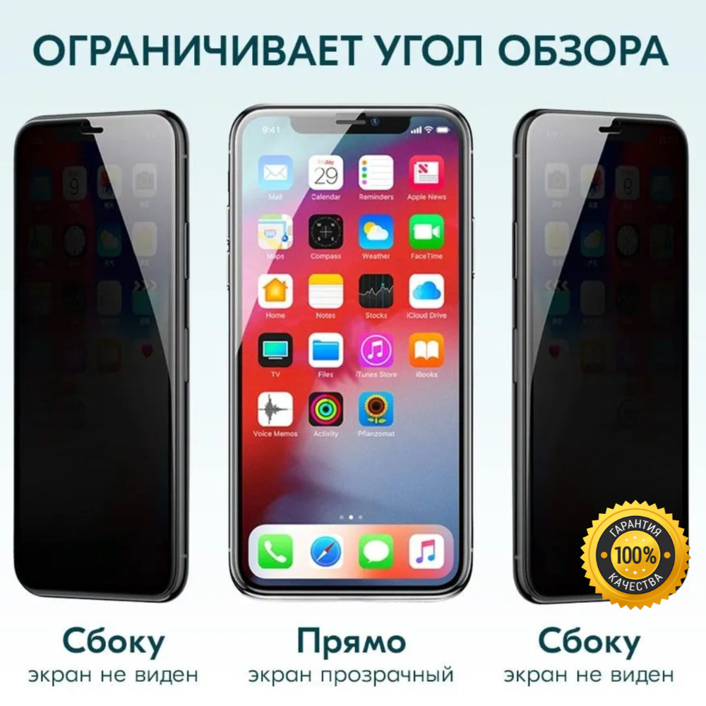 Защитное стекло REMAX GL-27 Medicine PRIVACY АНТИШПИОН для Apple iPhone 14 Pro, 3D, черная рамка, 0.3 мм