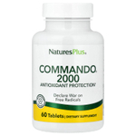 NaturesPlus, Commando® 2000, 60 таблеток