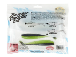 Виброхвост LJ 3D Series Zander Paddle Tail 4.8" (12 см), цвет Z05, 4 шт.