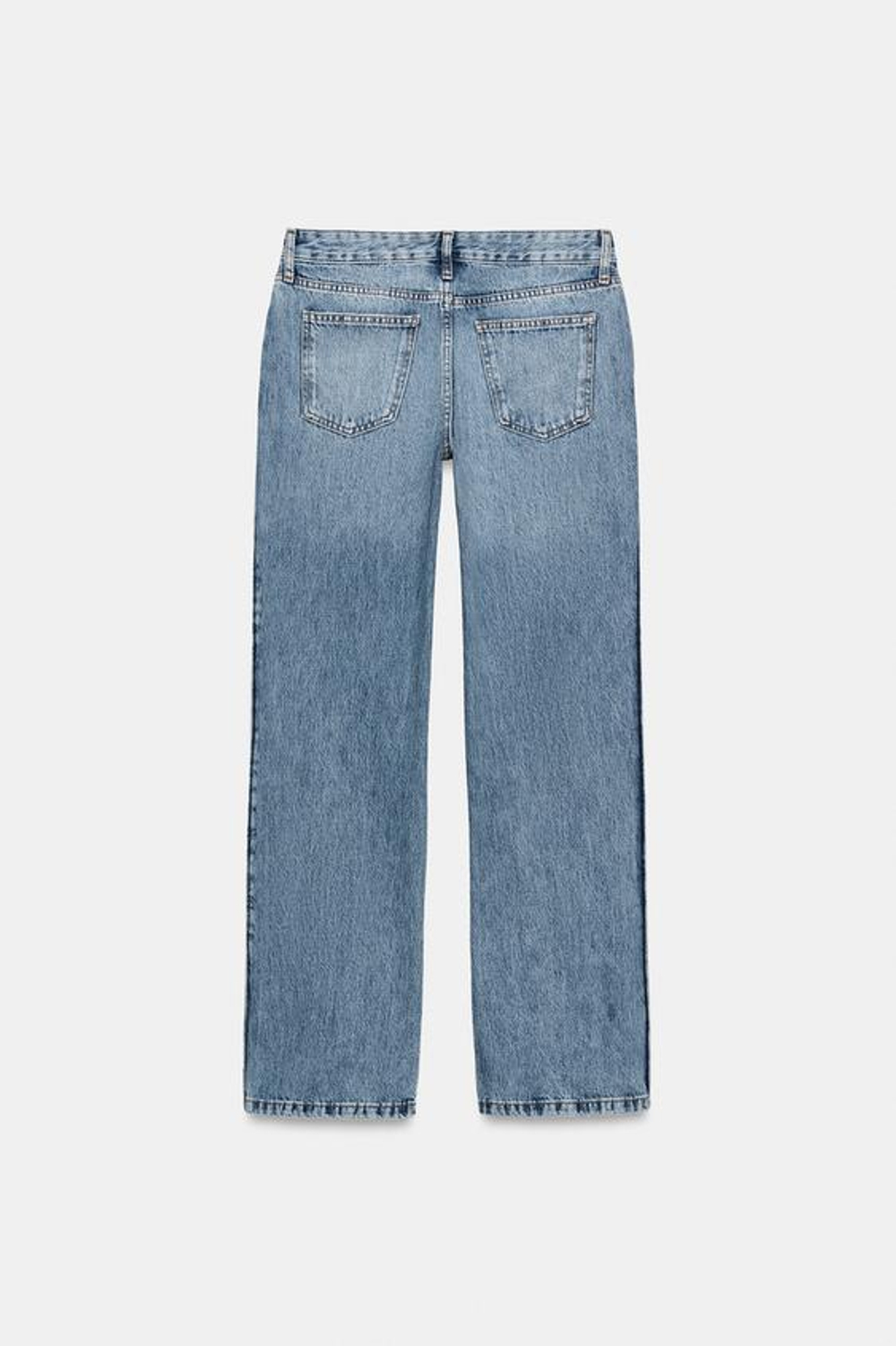 ZARA ДЖИНСЫ BOOTCUT С НИЗКОЙ ПОСАДКОЙ — ZW COLLECTION, СИНИЙ