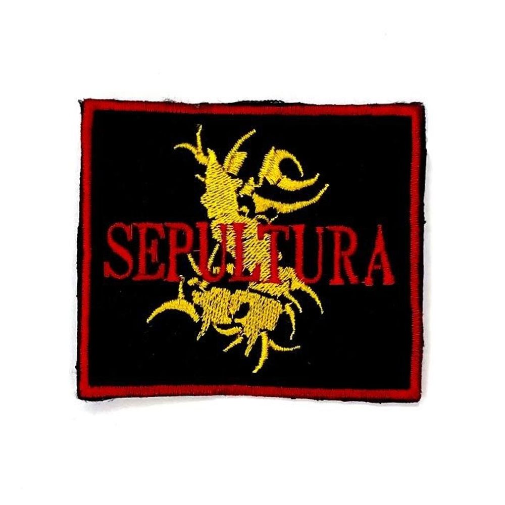 Нашивка Sepultura червяк