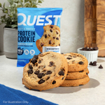 Quest Nutrition, Протеиновое печенье, шоколадная крошка, 4 пакетика, 59 г (2,08 унции)