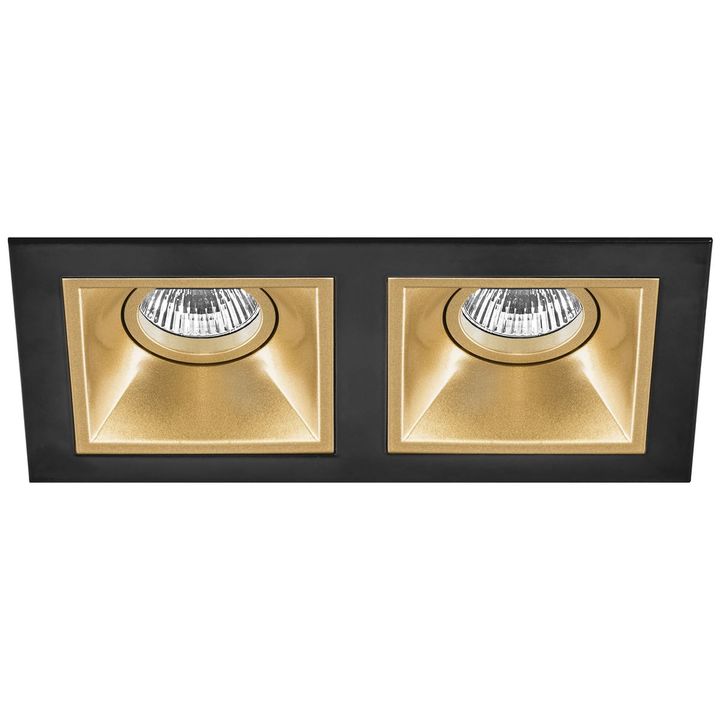 Комплект из светильников и рамки Lightstar Domino Quadro (214527+214503+214503) D5270303