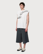 MM6 MAISON MARGIELA ШОРТЫ МУЖСКИЕ УДЛИНЕННЫЕ СЕРЫЕ