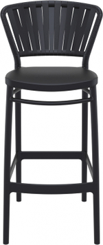 Стул пластиковый барный Siesta Contract Portofino, черный