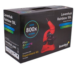 Микроскоп Levenhuk Rainbow 50L Lime\Лайм