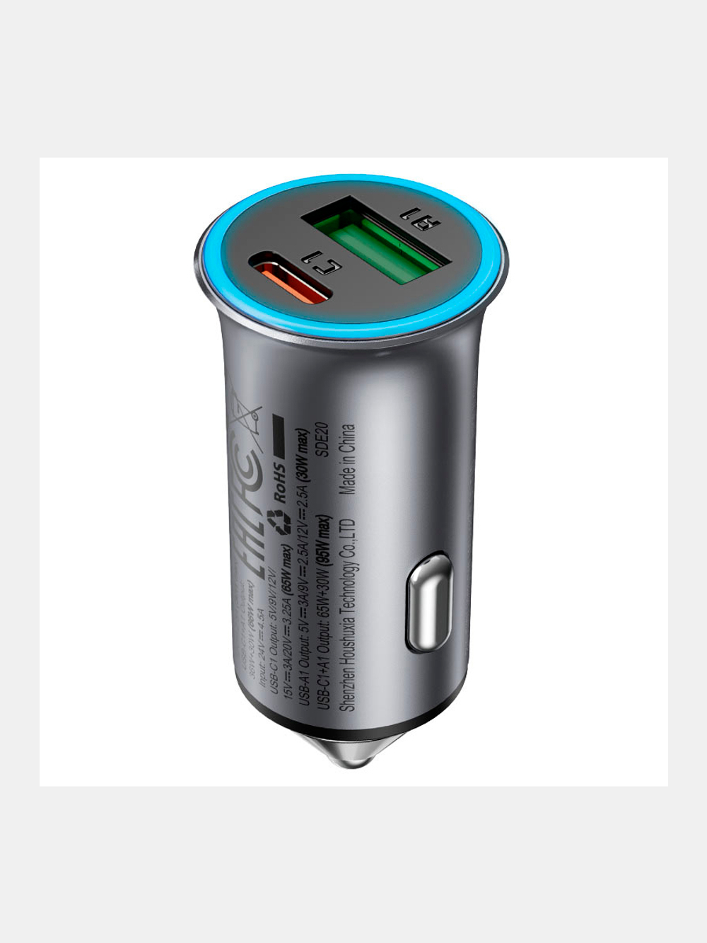 Автомобильное зарядное устройство USB и Type-C ACEFAST B16