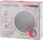 Робот-пылесос StarWind SRV4570, 15Вт, серебристый/белый
