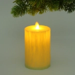 Сувенир с подсветкой «Свеча - Crystal» 7,5*12,5 см (работает от батареек 3 ААА)