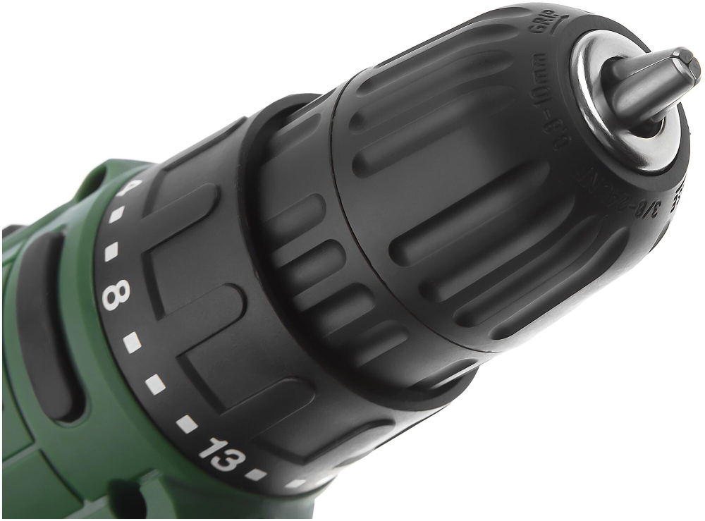 Аккум.дрель Hammer Flex ACD12BS  12В 2АКБx2Ач 10мм 0-350/0-1350об/мин 32Нм в кейсе быстр зарядка