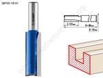 ЗУБР 19x51мм, хвостовик 12мм, фреза пазовая прямая с нижними подрезателями