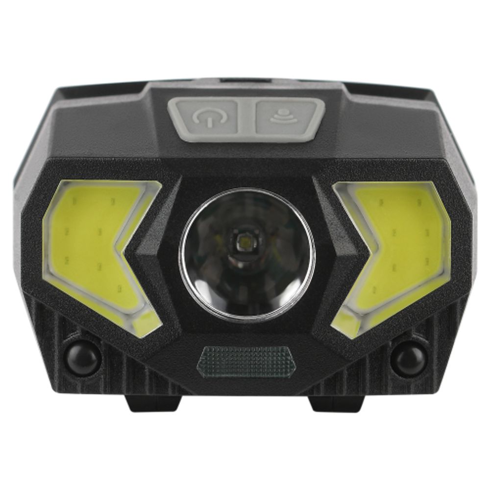 Фонарь налобный светодиодный ЭРА GB-608 на батарейках, 3xAAA, 5Вт, 7 режимов, черный