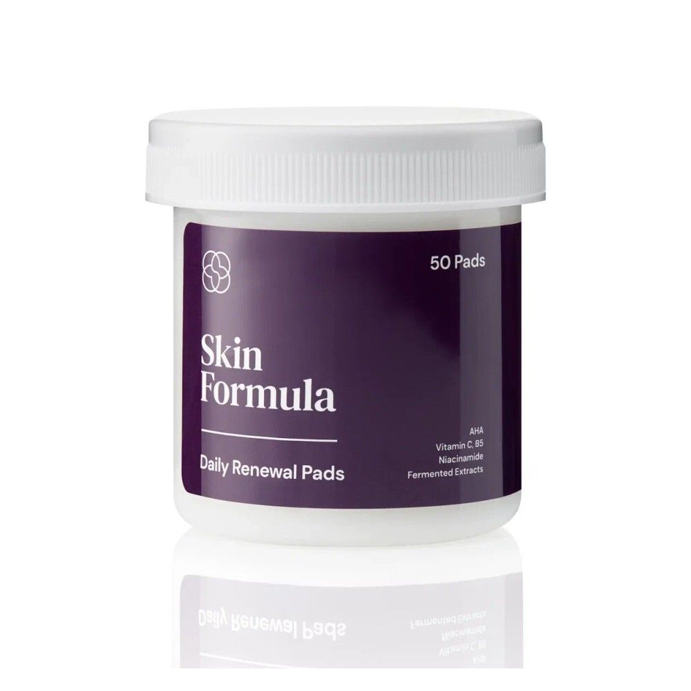 Skin Formula Daily Renewal Pads Мультивитаминные обновляющие салфетки с регенерирующим действием, 50 шт