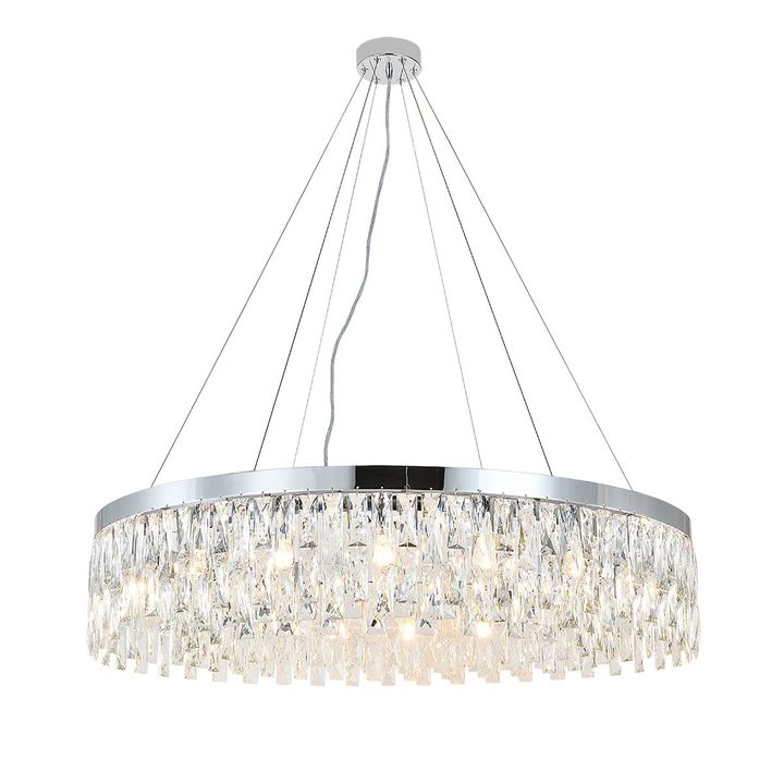 Подвесная люстра Indigo Anna V12029/18P Chrome V000498
