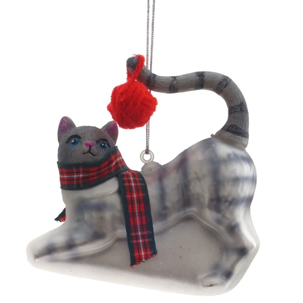 GAEM Украшение новогоднее "Кошка", 2в., L9 W3,5 H9 см, 2в.