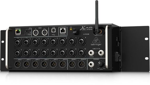 Behringer XR18 - цифровой рэковый микшерный пульт