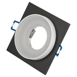 Светильник встраиваемый декоративный ЭРА DK96 BK под лампу MR16 GU5.3 черный | Декоративные встраиваемые светильники