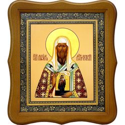 Максим Киевский митрополит. Икона на холсте.