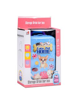 Игровой набор Питомцы собачки (977-14-1)	цвет голубой