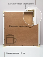 Картина на стену интерьерная на холсте 60*60 см