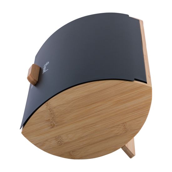 Набор Хлебница с емкостями для хранения Kamille KM 1118 бамбук, нержавеющая сталь