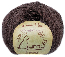 Пряжа Bunny 50г, 200м, 20%пух кролика, 5%меринос, 30%натуральная вискоза, 45%нейлон (цена за 1 шт)