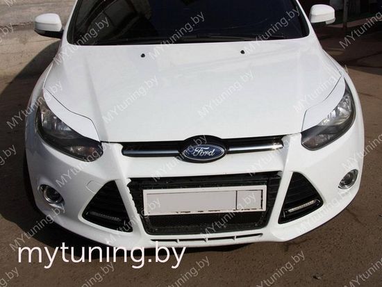 Реснички на фары узкие для Ford Focus MK3