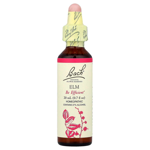 Bach, Original Flower Remedies, вяз, 20 мл (0,7 жидк. унции)
