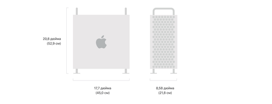 Mac Pro Башня  (Серебристый)