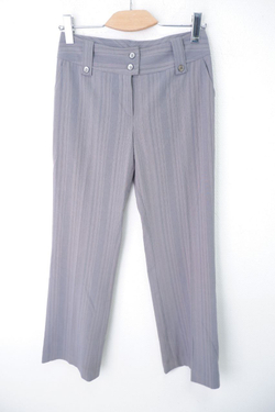 Брюки серые в полоску 42 размер