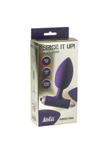 Анальная пробка с вибрацией Spice it up New Edition Perfection Ultraviolet