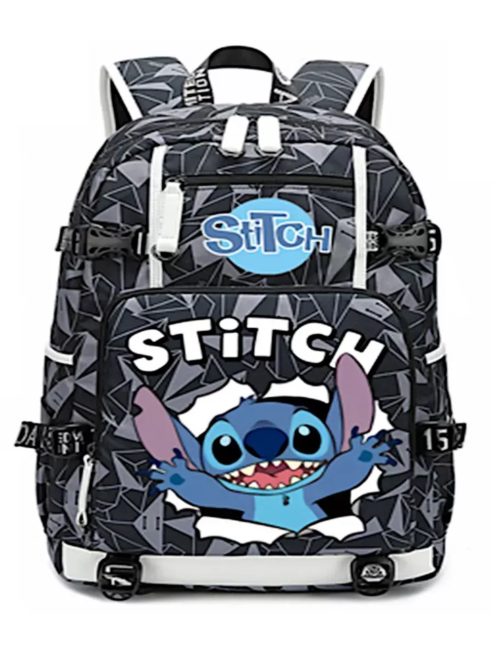 Рюкзак Stitch черный