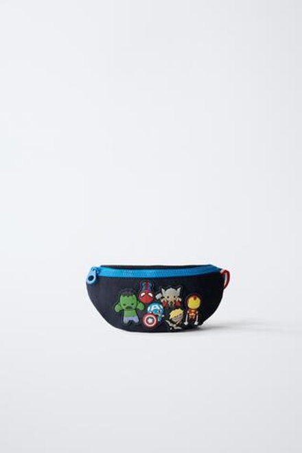 ZARA ПОЯСНАЯ СУМКА AVENGERS © MARVEL, СИНИЙ