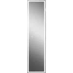Зеркало-пенал MIXLINE "Эклипс" 400*1600 (ШВ) универсал., сенсорный выкл., светодиодная подсв. ЧЕРНЫЙ