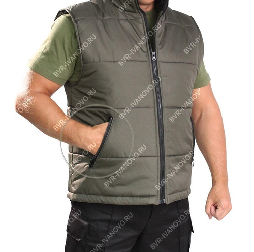 Жилет утеплённый БВР (дюспа, олива)