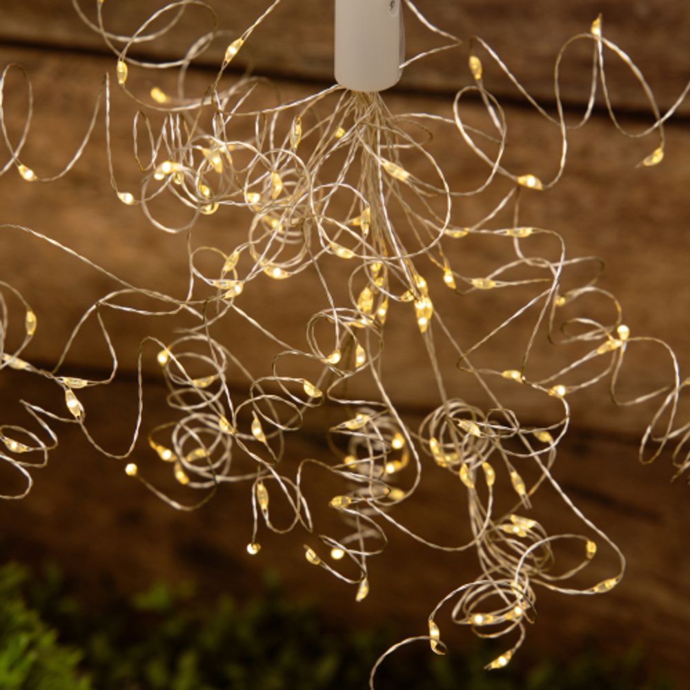 ERAUF024-02 ЭРА Садовый подвесной светильник Фейерверк на солнечной батарее