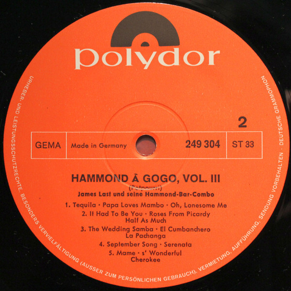 James Last / Hammond A GoGo 3 (LP)