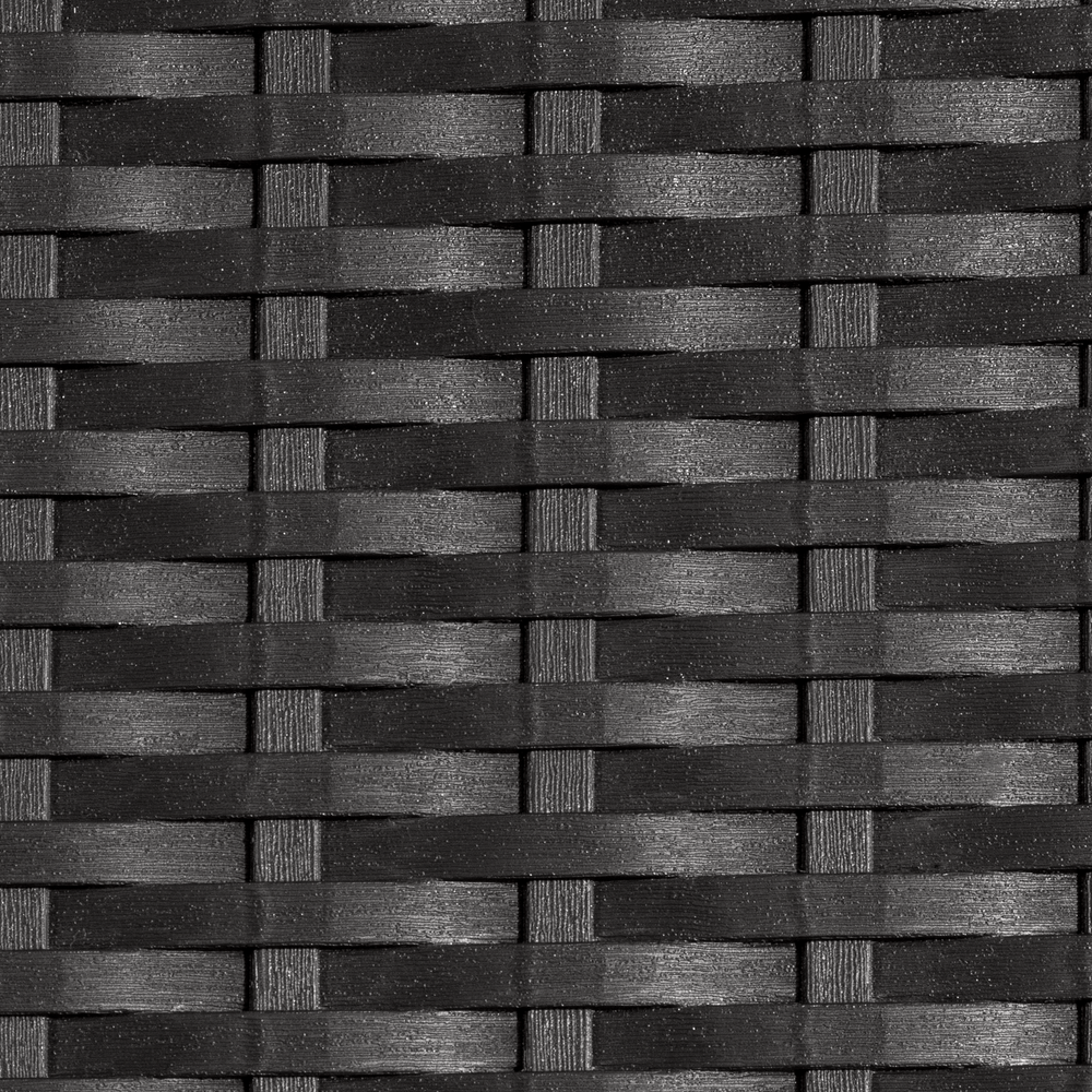 Шезлонг пластиковый "RATTAN" OLA DOM. Антрацит.