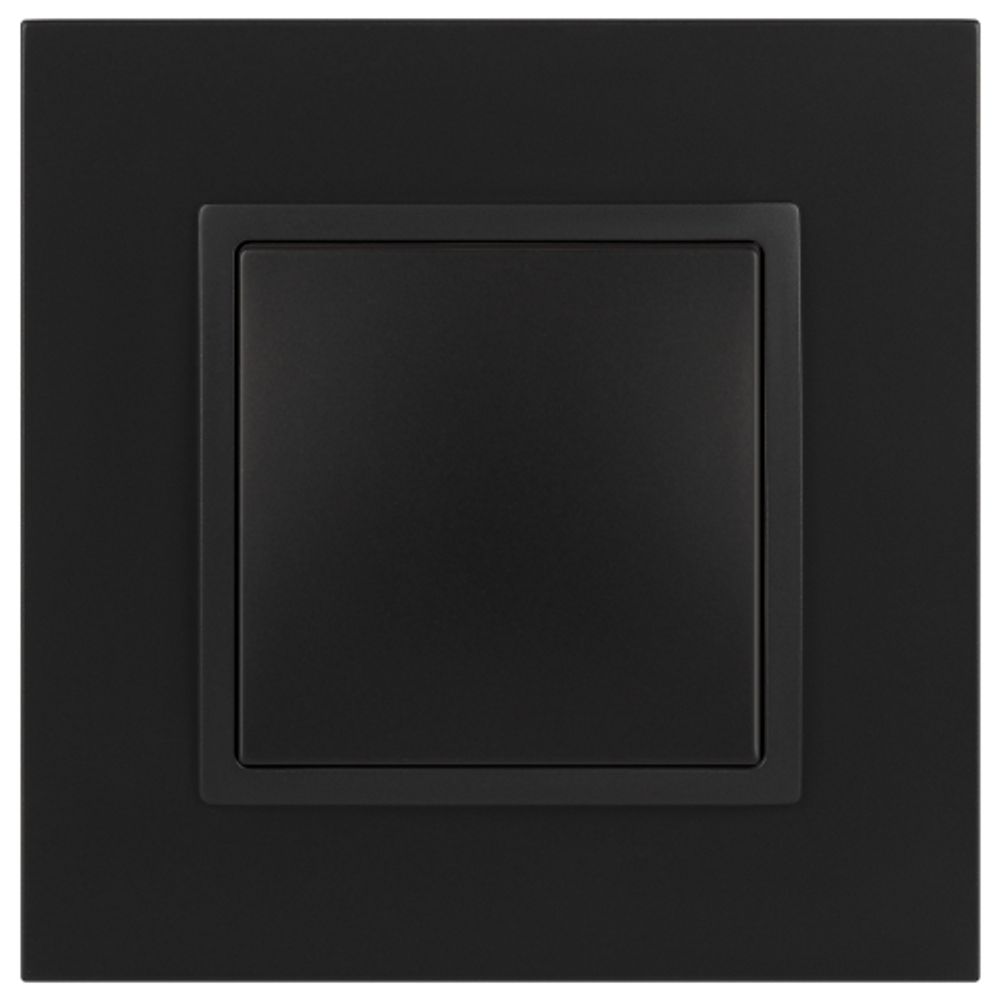 14-1111-05 ЭРА Кнопка, 10АХ-250В, Elegance, антрацит