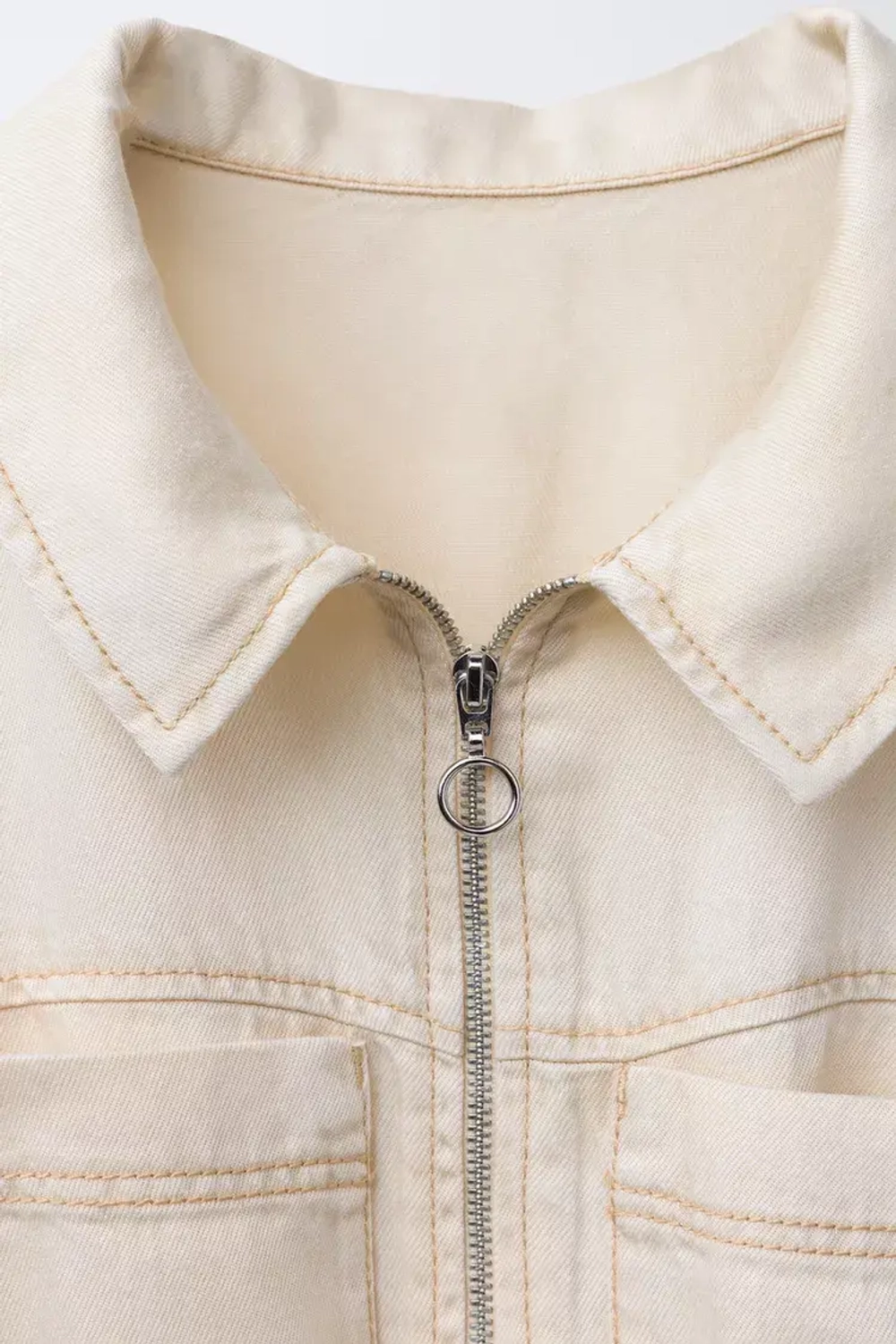 ZARA ДЛИННЫЙ СТРУЯЩИЙСЯ КОМБИНЕЗОН, БЕЖЕВЫЙ