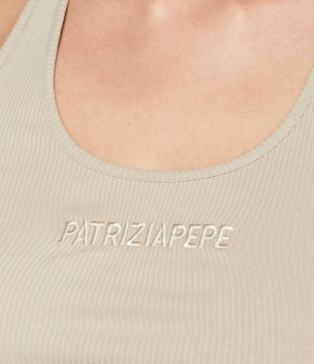 Топ Patrizia Pepe - бежевый(8M1617 J216)