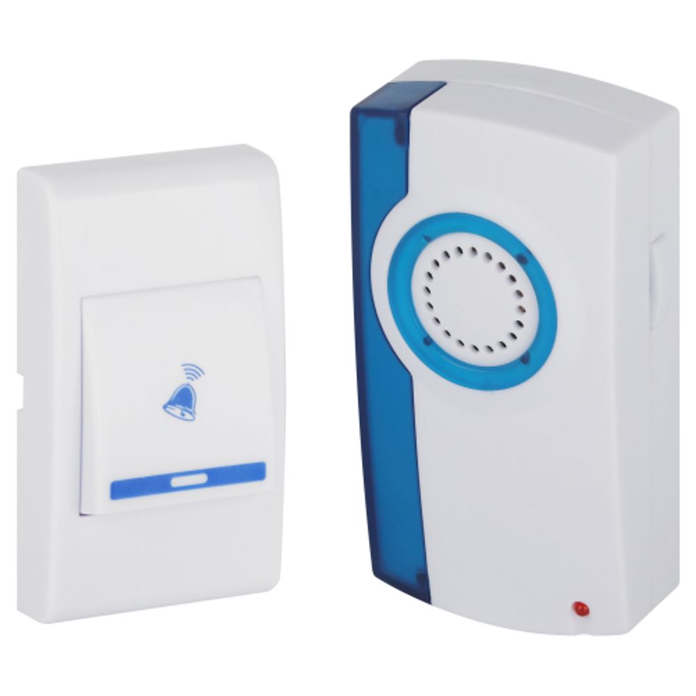 Звонок дверной ЭРА A04 беспроводной, белый | Электрозвонки беспроводные