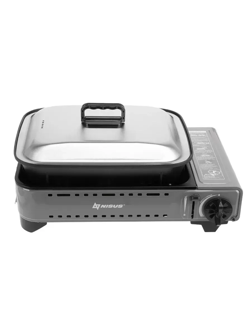 Плита туристическая в кейсе, сковорода и гриль N-MEGA KIT