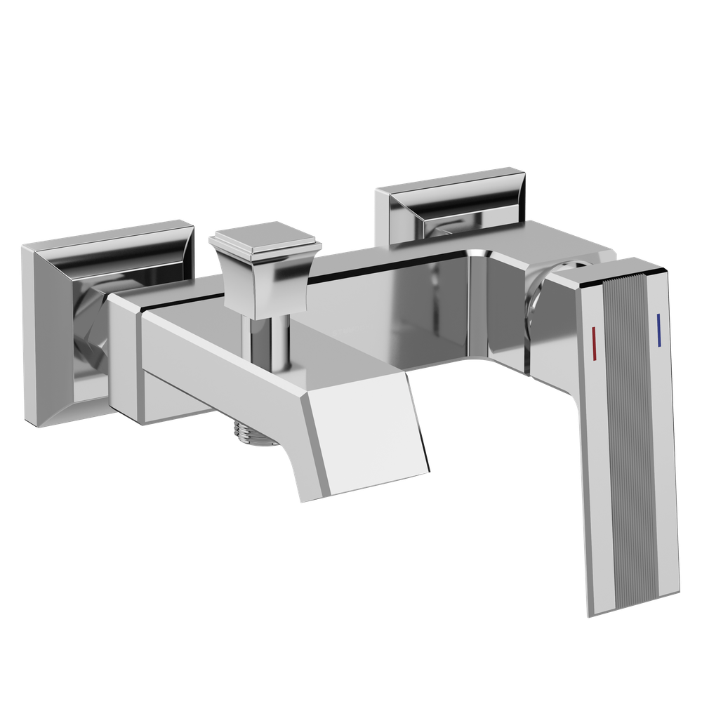 Смеситель для ванны с душем STWORKI Оденсе S12100CR хром
