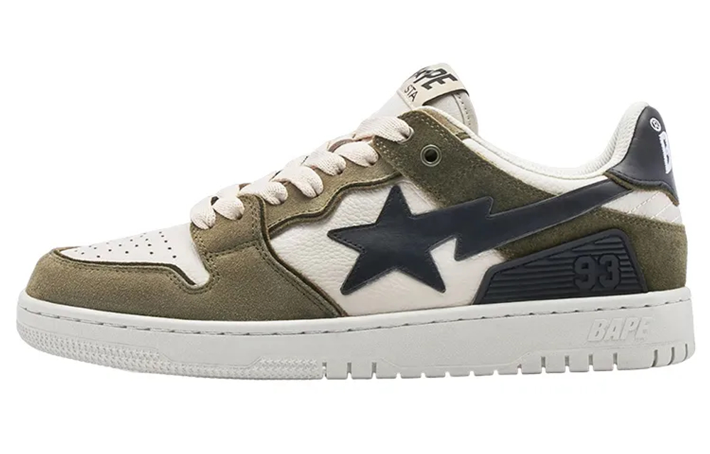 A Bathing Ape Bathing Ape Sk8 Sta 4 M1 Olive Darb Sneakers